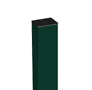 Столб с заглушкой Grand Line 60х40х1,2x2500 RAL 6005 (зеленый)