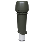 Теплоизолированный вентиляционный выход Vilpe 160/225/700 для труб D110–160 мм Зеленый