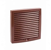 Наружная вентиляционная решетка 150х150мм Vilpe RAL4007 Шоколад