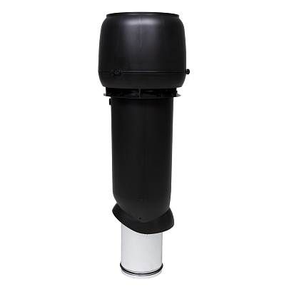 Теплоизолированный вентиляционный выход Vilpe 160/225/700 для труб D110–160 мм Черный