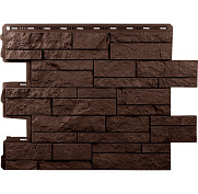 Фасадная панель Альта Профиль Камень Шотландия ЭКО Коричневый, 800x590мм