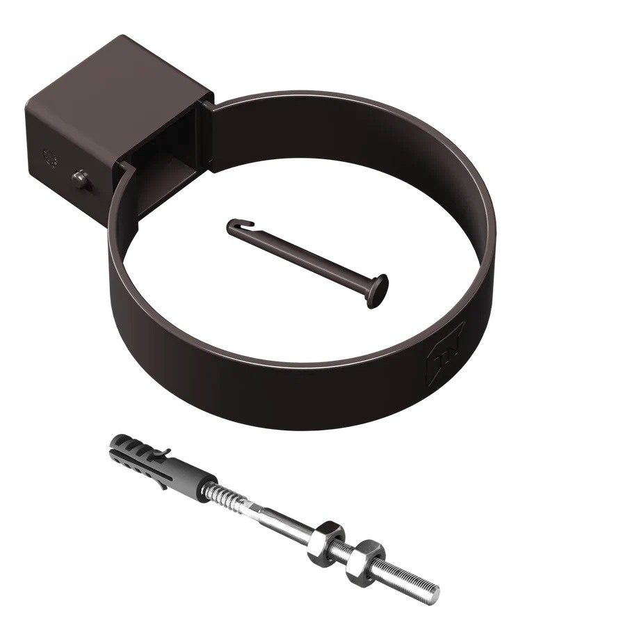 ТЕХНОНИКОЛЬ УЛЬТРА Хомут трубы универсальный L=140 (Темно-коричневый)