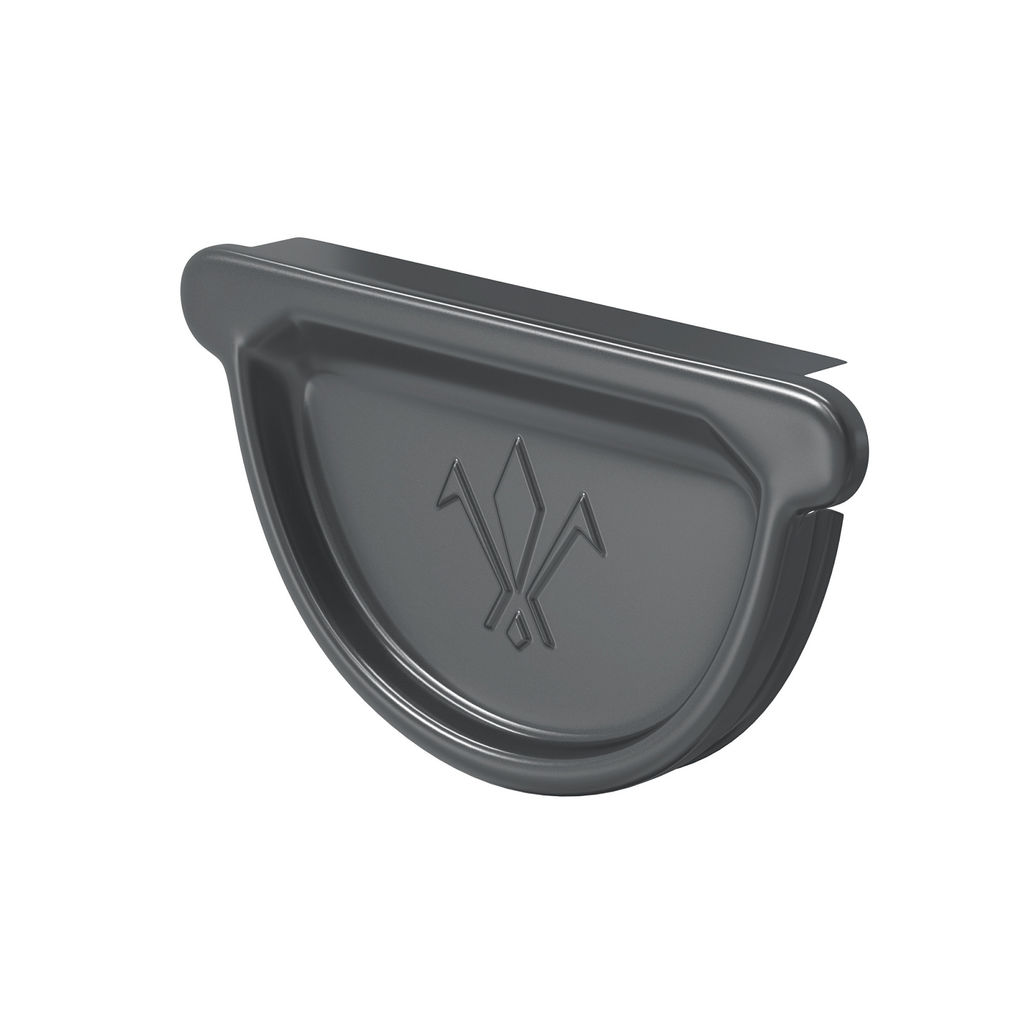 Заглушка универсальная с резиновым уплотнителем PU, 125/90 RAL7024