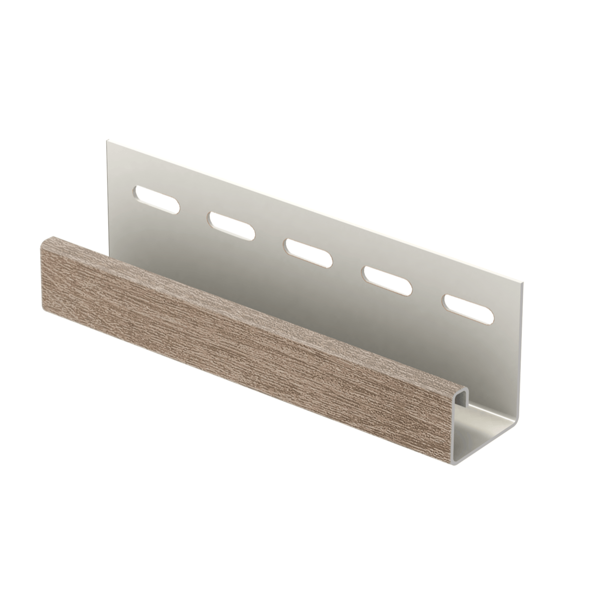 J-планка (J-trim) Ю-ПЛАСТ Timberblock Рейка фасадная Орех светлый