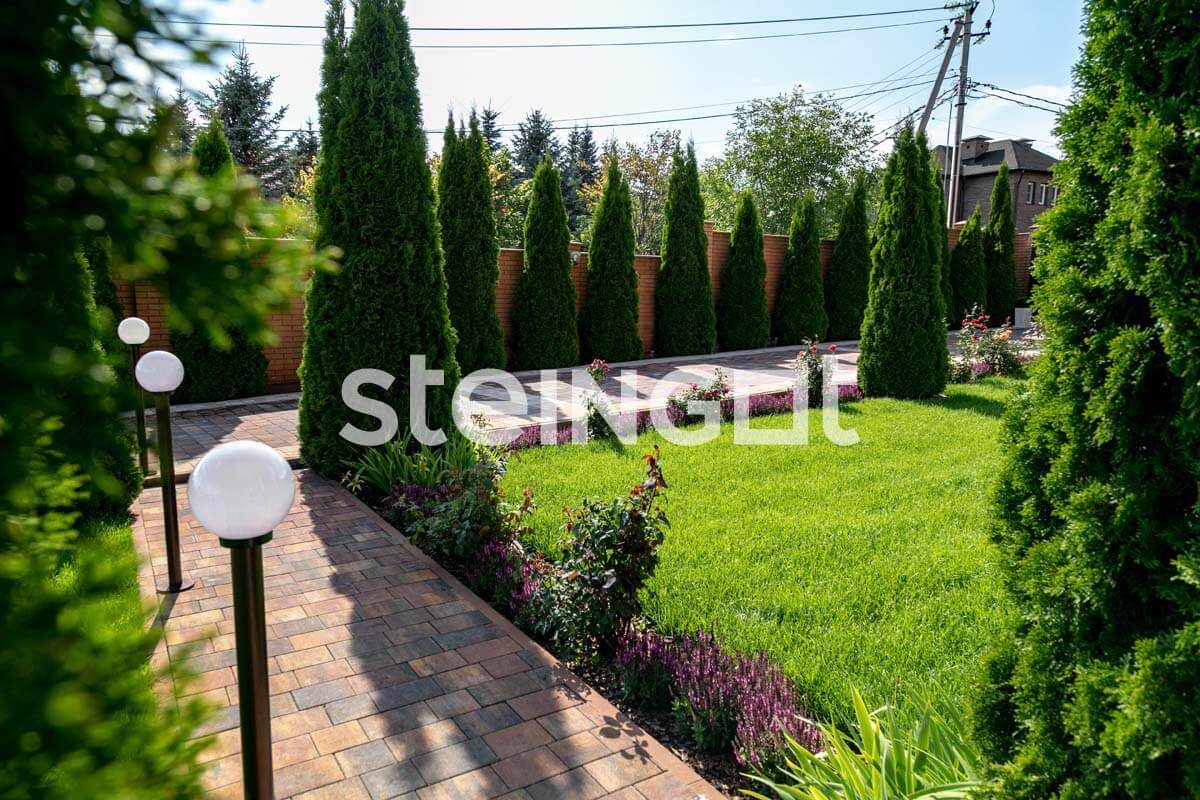 Steingot Тротуарная плитка Новый город Агатовый камень (Blend) 60 мм