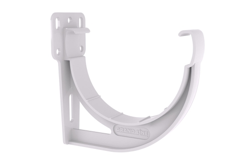 Кронштейн желоба Grand Line slider Дизайн 135/90 ПВХ белый (RAL 9003)