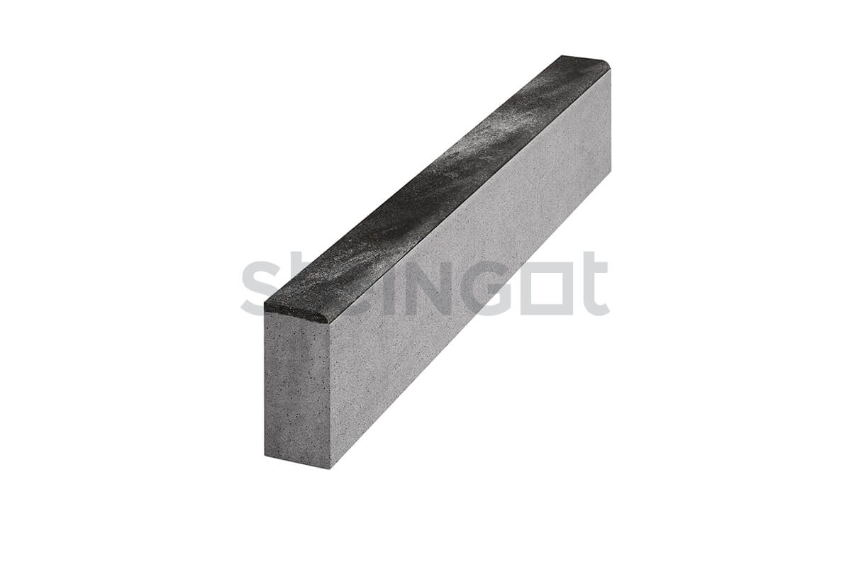 Steingot Бордюр Садовый 1000*200*80 Графитовый камень (Stein Black)