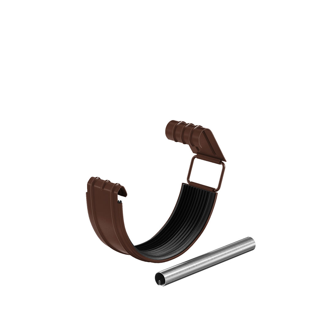 Соединитель желоба в комплекте PU, 125/90 RAL8017