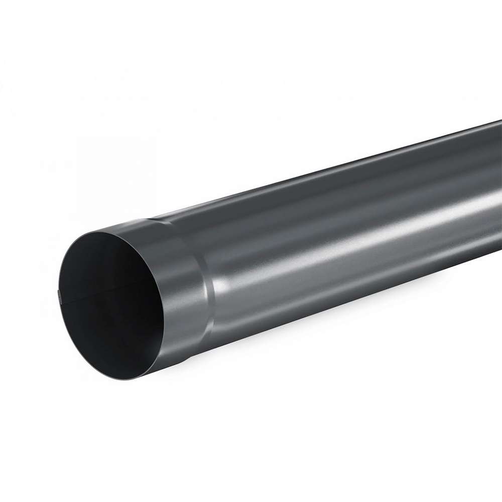 Труба водосточная Aquasystem 1000 мм D 90 RAL7024 PU