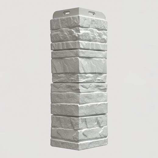 Угол фасадной панели Docke PREMIUM STEIN Молочный