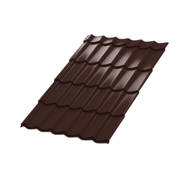 Профиль М35 Классик 0.45мм 8017 (коричневый) РЕ 2210мм