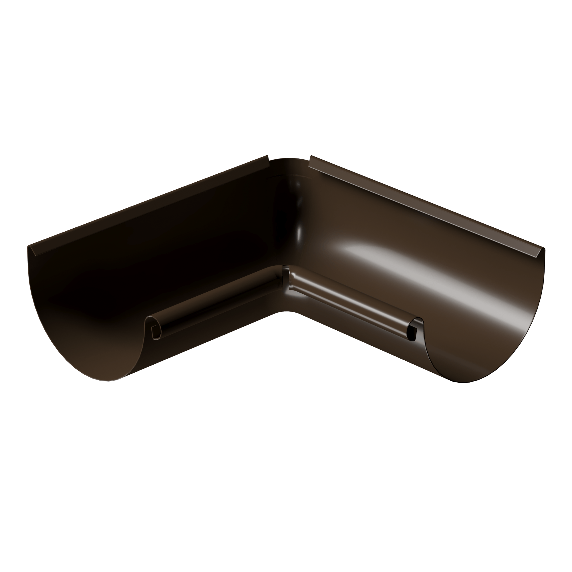 Угол внутренний Döcke STAL PREMIUM 90⁰ D125 Каштан