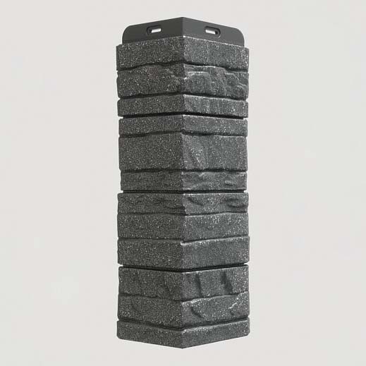 Угол фасадной панели Docke PREMIUM STEIN Антрацит