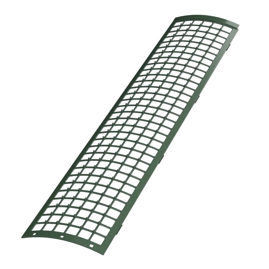 Решетка желоба защитная (0,6 пог.м.)ТН ПВХ, зеленый