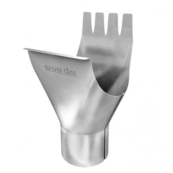 Воронка желоба Grand Line Optima белая полукруглая