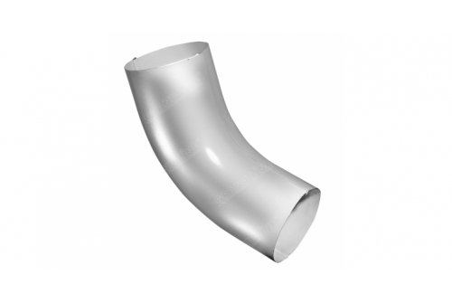 Колено стока 60° Grand Line Optima белое круглое