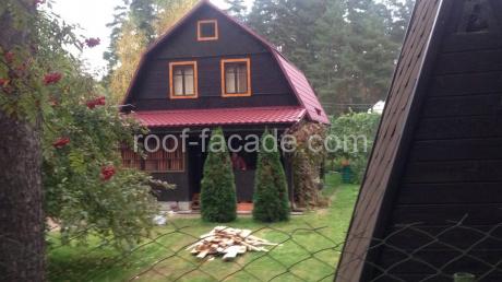 Монтаж металлочерепицы в СНТ Лесное