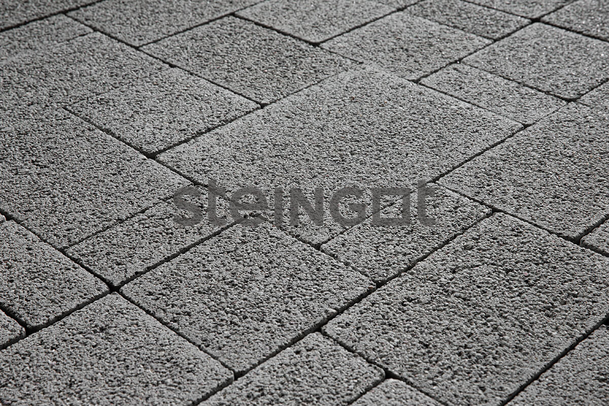Steingot Тротуарная плитка Бавария Пепельный гранит (Fumo Bello) 60 мм