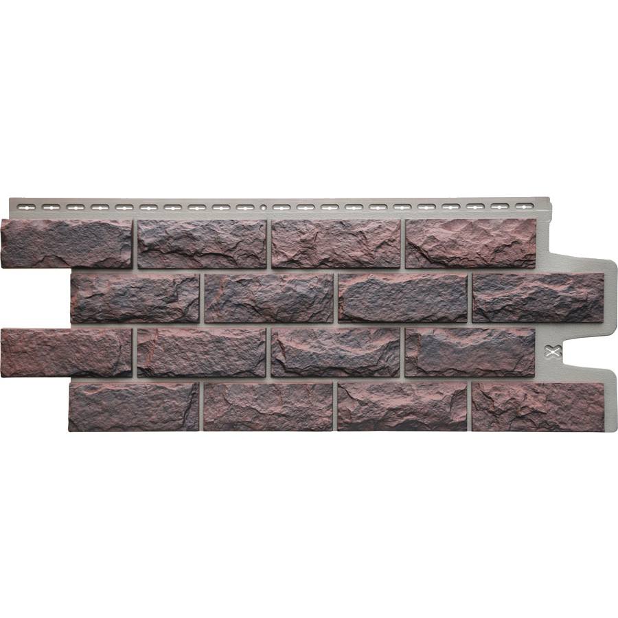 Фасадная панель Grand Line Колотый камень Design Plus Кофе