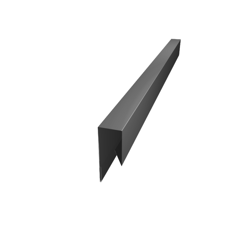 Планка заборная С8 RAL 7024, 2 м