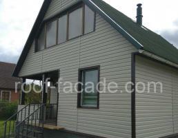 Отделка фасада и фундамента в Громово