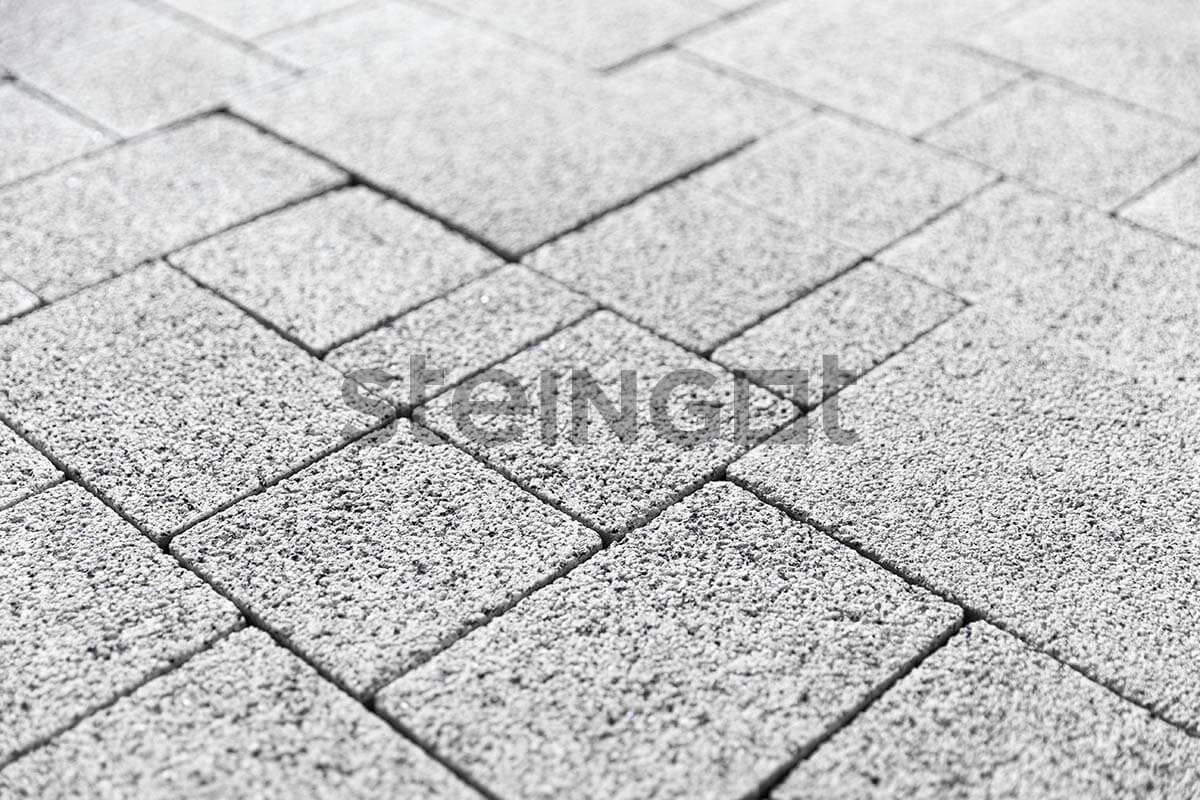 Steingot Тротуарная плитка Бавария Белый гранит (Bianco Nero) 60 мм