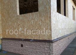 Облицовка цоколя панелями в Савикино