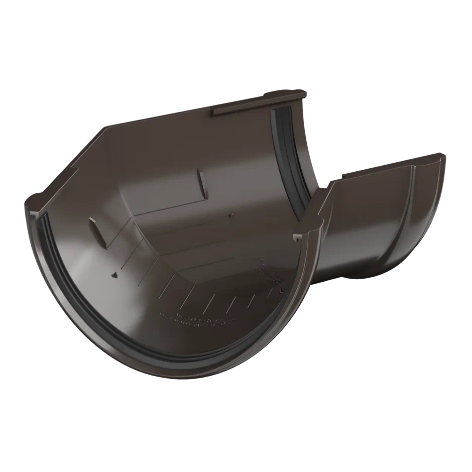 Угол желоба 135°ТН ПВХ, темно-коричневый