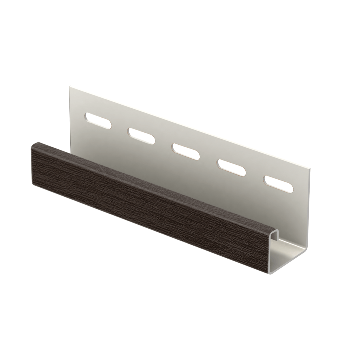 J-планка (J-trim) Ю-ПЛАСТ Timberblock Рейка фасадная Орех темный