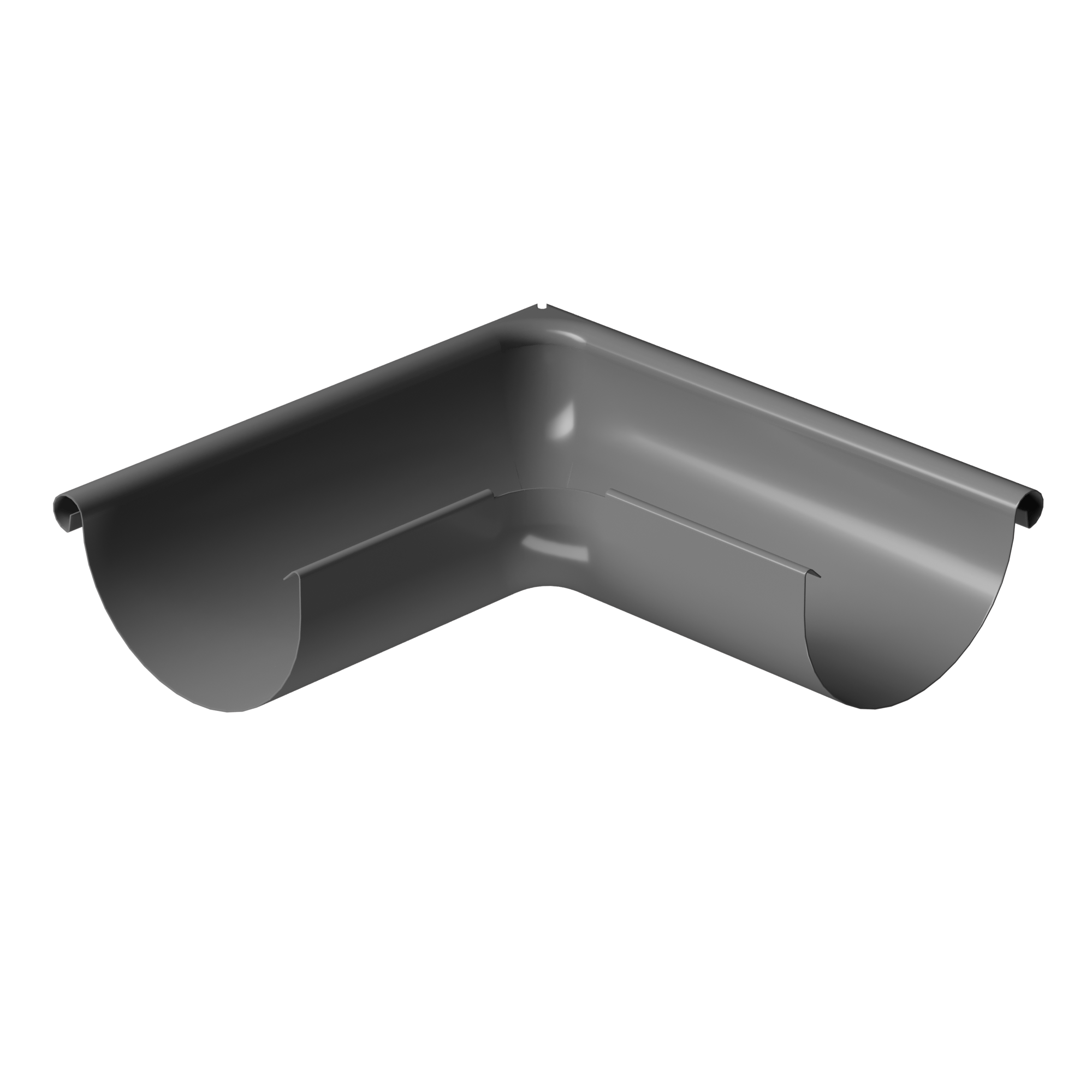 Угол внешний Döcke STAL PREMIUM 90⁰ D125 Графит