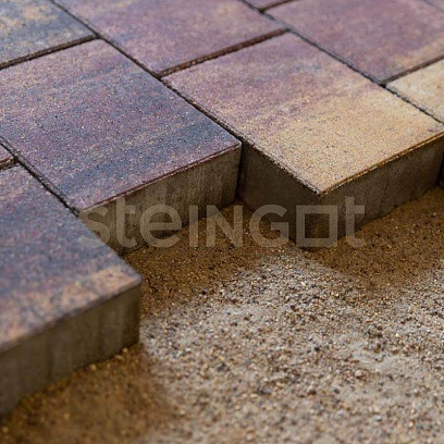 Steingot Тротуарная плитка Новый город Агатовый камень (Blend) 40 мм