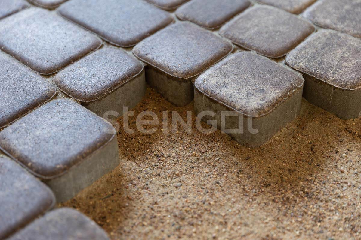 Steingot Тротуарная плитка Классика Бурый камень (Stein Brown) 60 мм