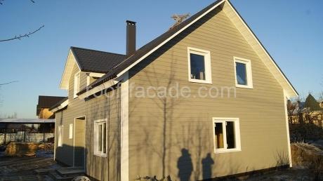 Облицовка фиброцементным сайдингом (Александровская)