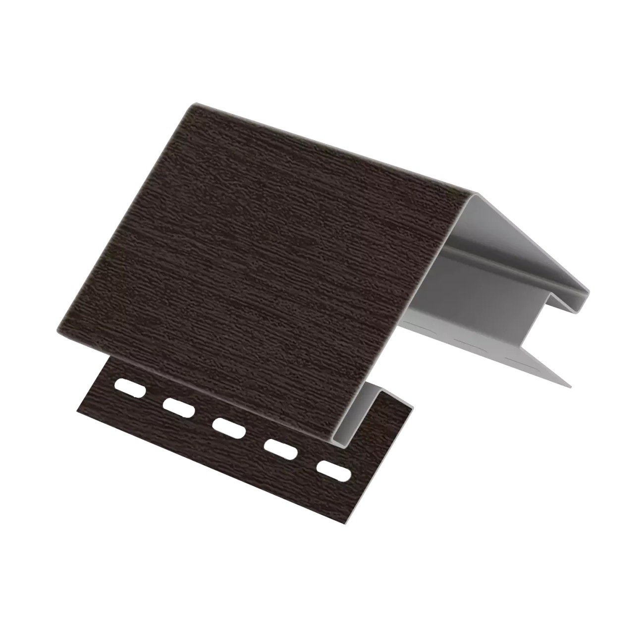 Наружный угол Ю-ПЛАСТ Timberblock Рейка фасадная Орех темный