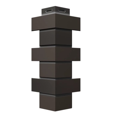 Угол фасадной панели Docke PREMIUM Flemish Темно-коричневый