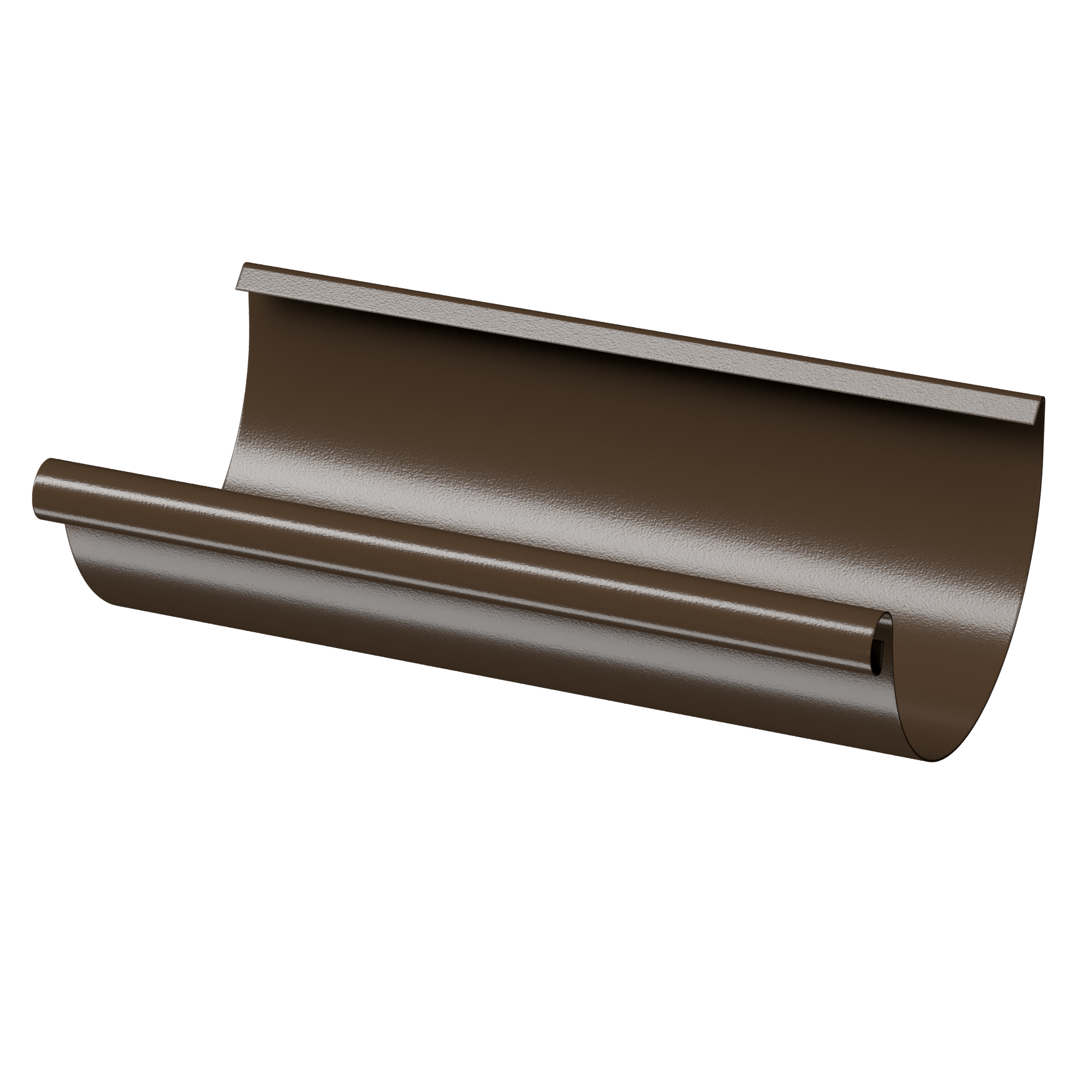 Желоб полукруглый Döcke STAL PREMIUM 125мм, 3 м Каштан RAL 8017