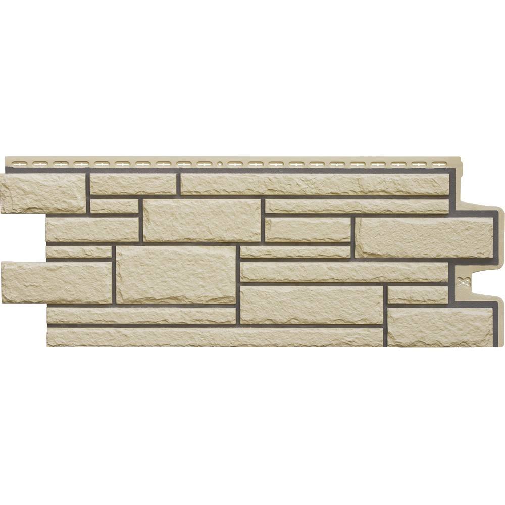 Фасадная панель Grand Line Камелот Design Бежевый (шов RAL 7006)