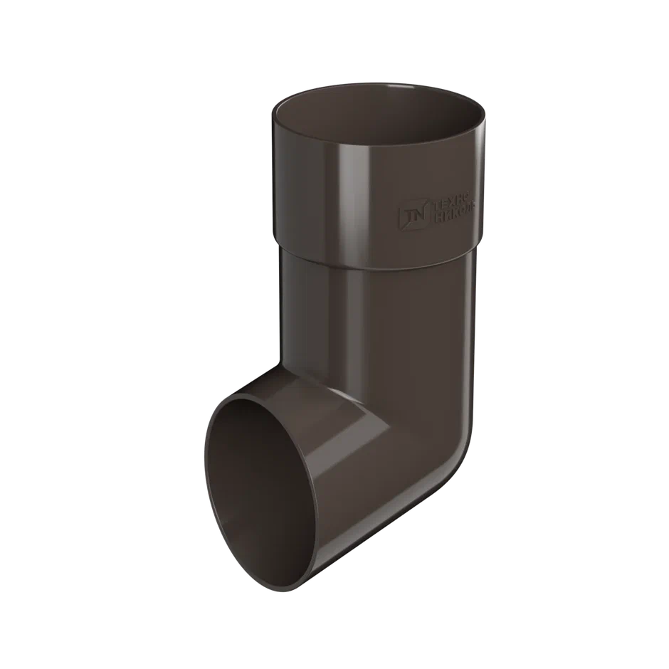 Слив трубы ТН ПВХ, темно-коричневый