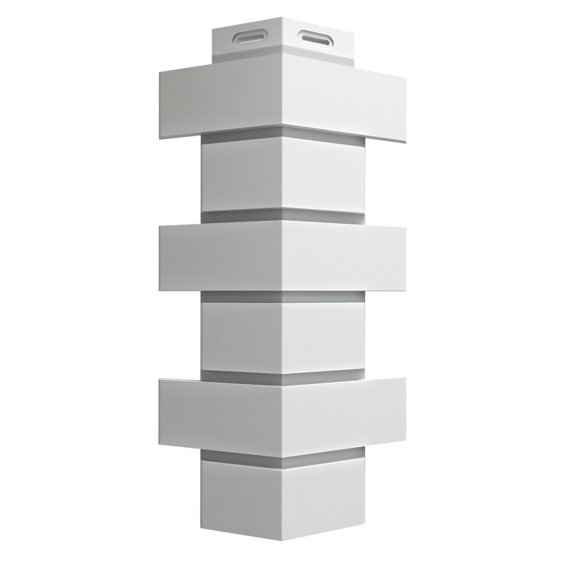 Угол фасадной панели Docke STANDARD ФЛЕМИШ Белый