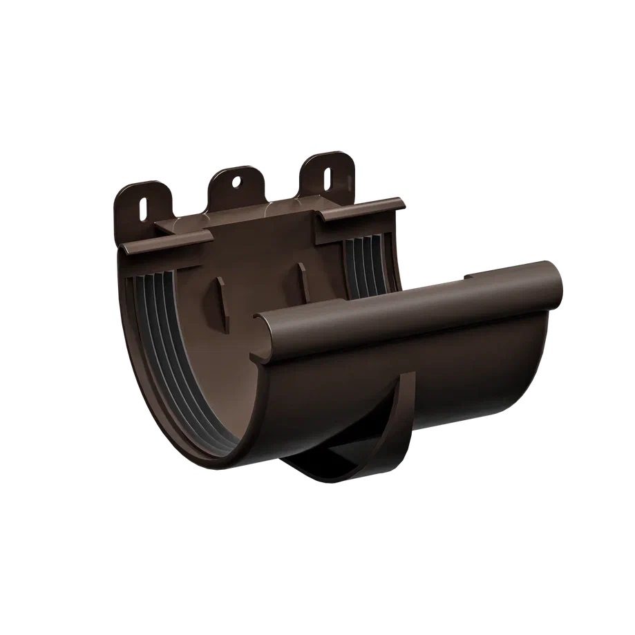ТЕХНОНИКОЛЬ УЛЬТРА Соединитель желоба (Темно-коричневый)
