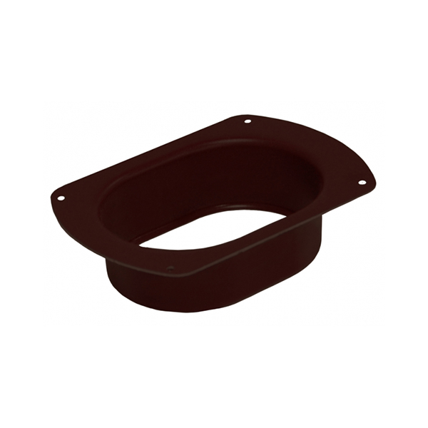 Воронка врезная Optima 127мм RAL 8017 шоколад.jpg