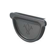 Заглушка универсальная с резиновым уплотнителем PU, 125/90 RAL7024