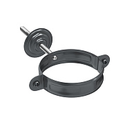 Хомут с комплектом крепления PU, 125/90 RAL7024