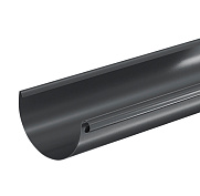 Желоб водосточный Aquasystem Комфорт 3000 мм D 90 RAL7024  PE