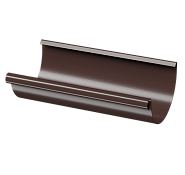 Желоб полукруглый Döcke STAL PREMIUM 125мм, 3 м Шоколад RAL 8019