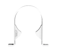 Хомут трубы ТН ПВХ, белый