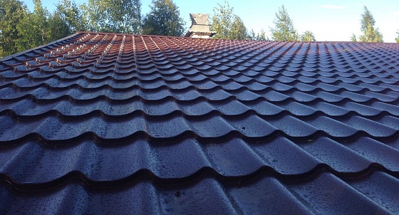 Монтаж металлочерепицы пос. Симагино