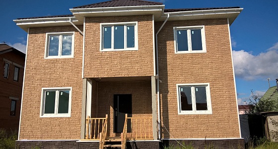 Монтаж металлочерепицы, облицовка фасадными панелями СНТ "Рехколово"