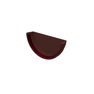 Заглушка желоба универсальная ПВХ Grand Line (Гранд Лайн) Шоколадный