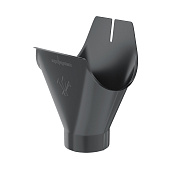 Воронка желоба Aquasystem Комфорт D 125/90мм RAL7024 PE